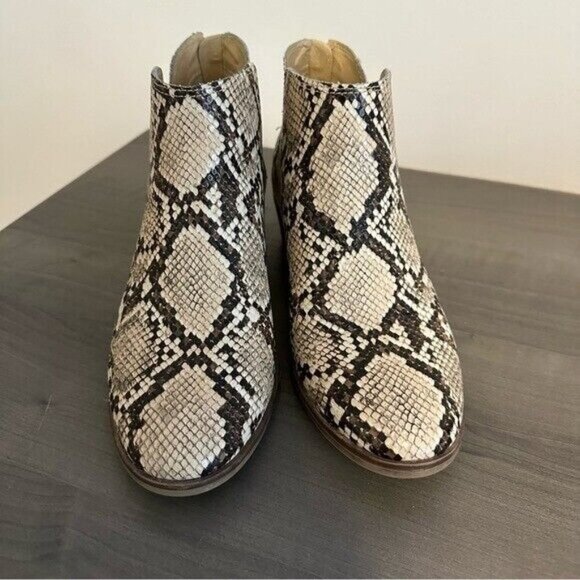 MICHAEL by MICHAEL SHANNONNadya Reptile Snakeskin Print BootieBoots 6 - Picture 3 of 10